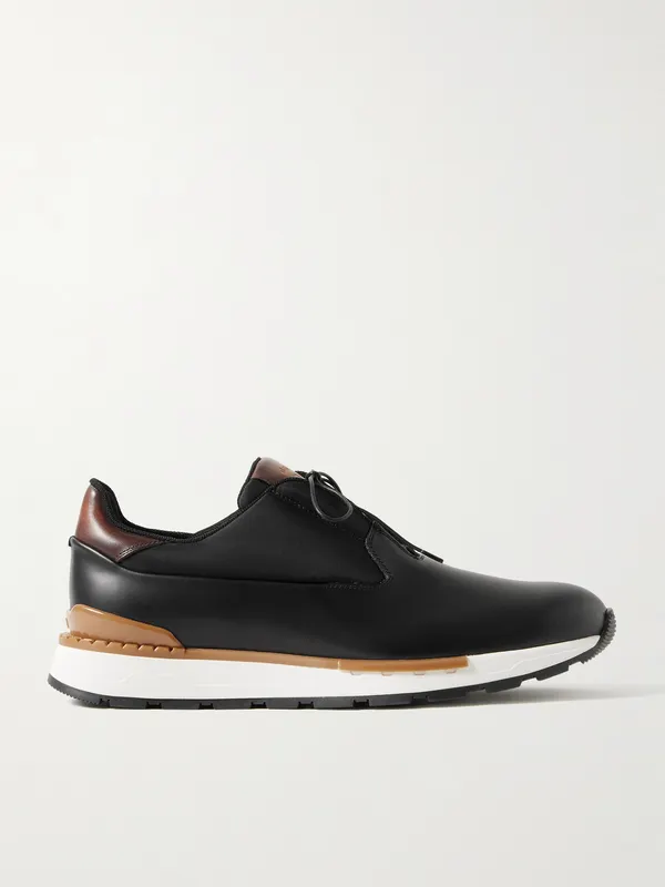 Berluti Fast Track Torino Leather and Shell Black (S6318-001)