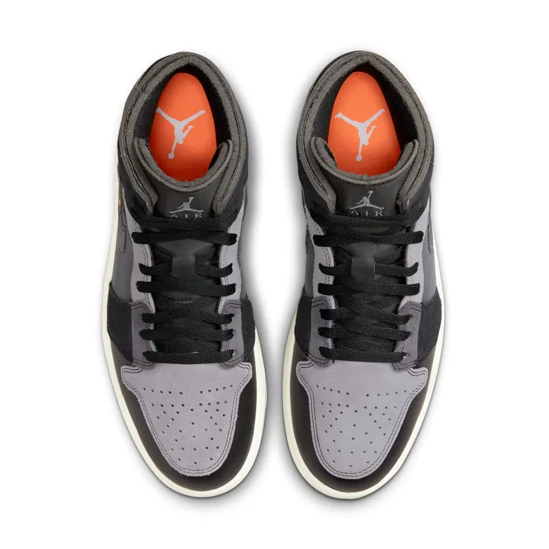 Air Jordan 1 Mid SE Craft Black (DM9652-001)