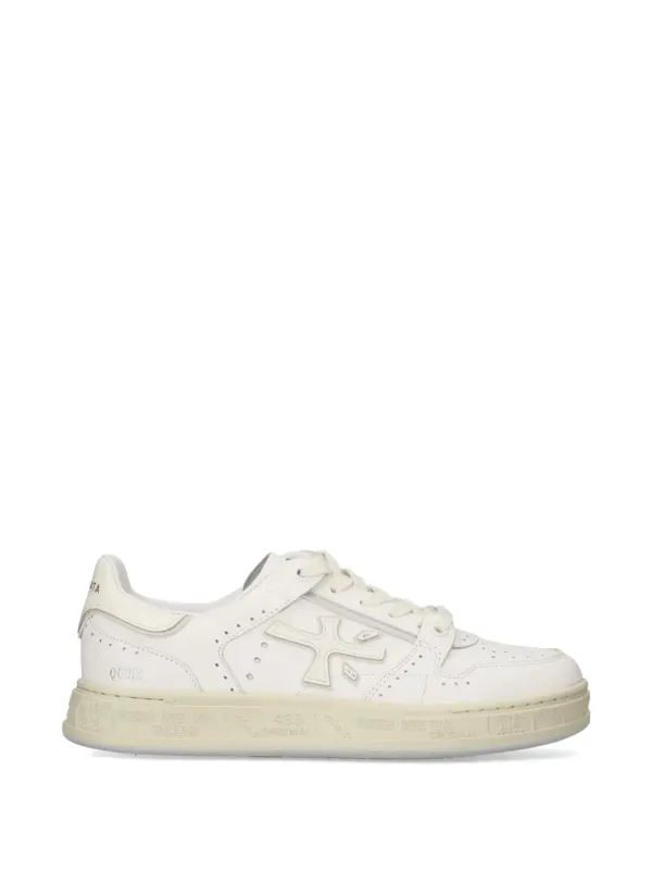 Premiata Quinn with geperforeerde details – White (QUINND8215)
