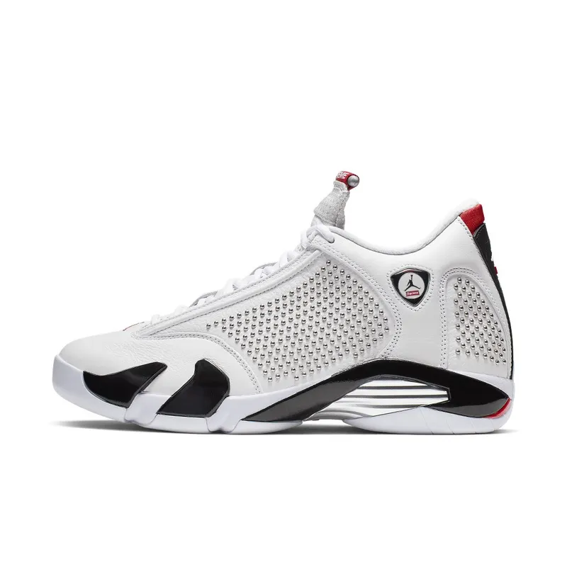 Air Jordan x Supreme Nike AJ XIV 14 White (2019) (BV7630-106)