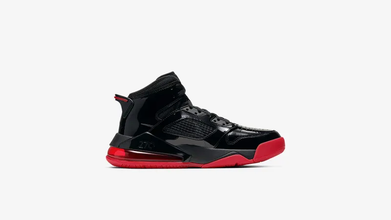 Jordan  Mars 270 Patent Bred Black/Gym Red-Metallic Silver (CD7070-006)