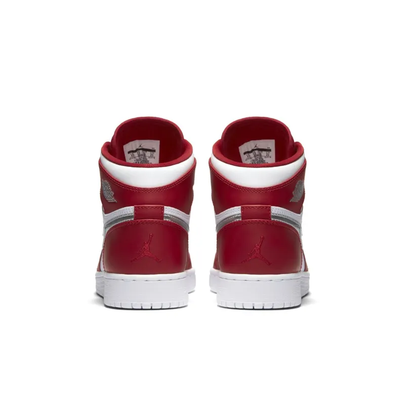Jordan 1 Retro High Silver Medal (GS) Gym Red/Metallic Silver-White (705300-602)