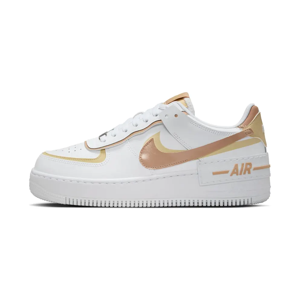 Nike Air Force 1 Low Shadow White Team Gold Rattan (DZ1847-111)