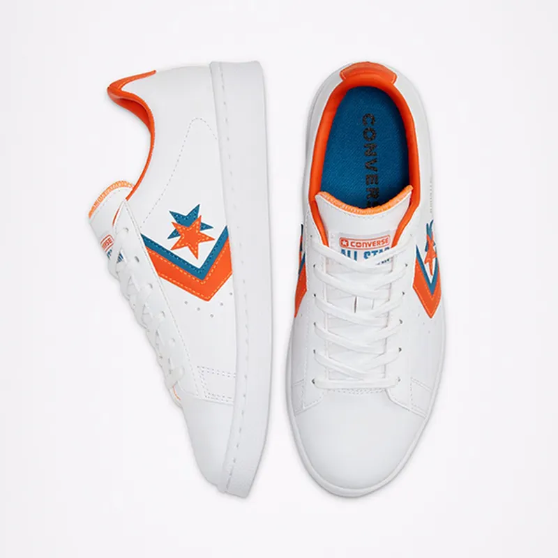 Converse Pro Leather Low ‘Sunblocked – Bold Mandarin’ White/Bold Mandarin (167853C)