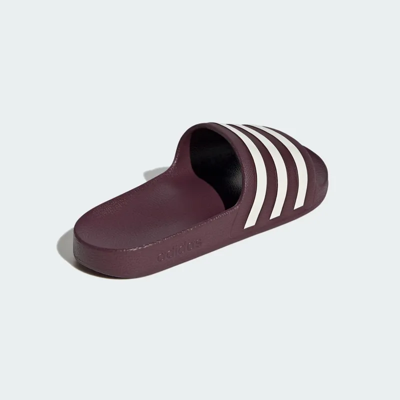 Adidas Adilette Aqua Slides Maroon / Off White / Off White (KJ7353)