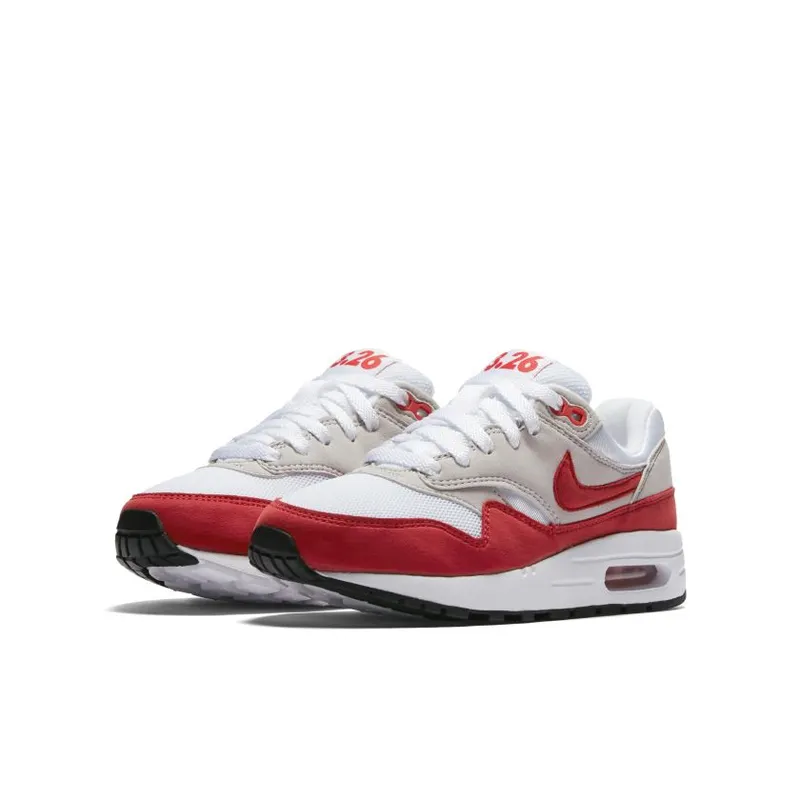 Nike Air Max 1 Air Max Day Red 2017 (GS) White/University Red-Neutral Grey-Black (827657-101)
