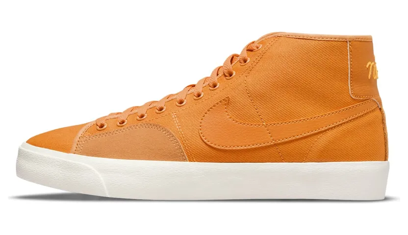 Nike SB BLZR Court Mid Premium Skateschoenen Bruin (DH7479-700)