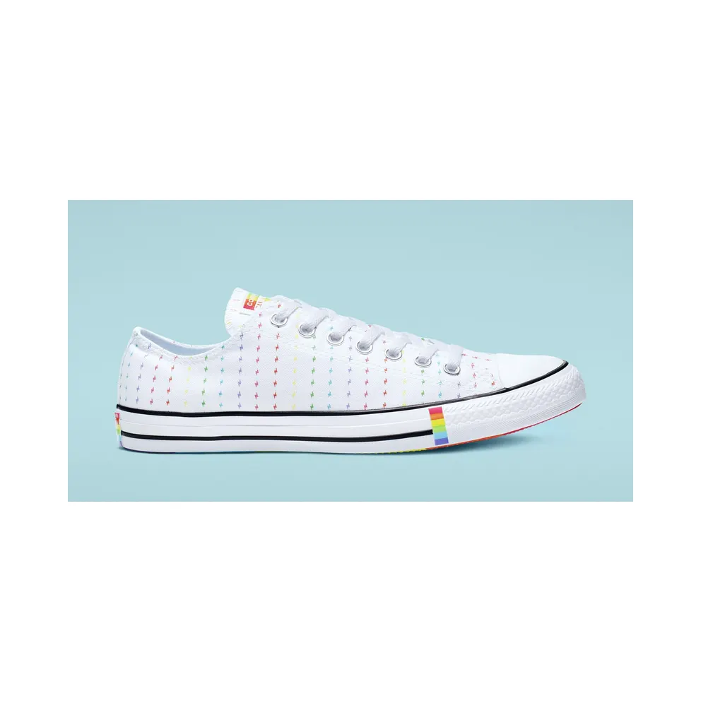 Converse Chuck Taylor All Star Ox ‘Pride Pattern’ White/Multi/Black (165717C)