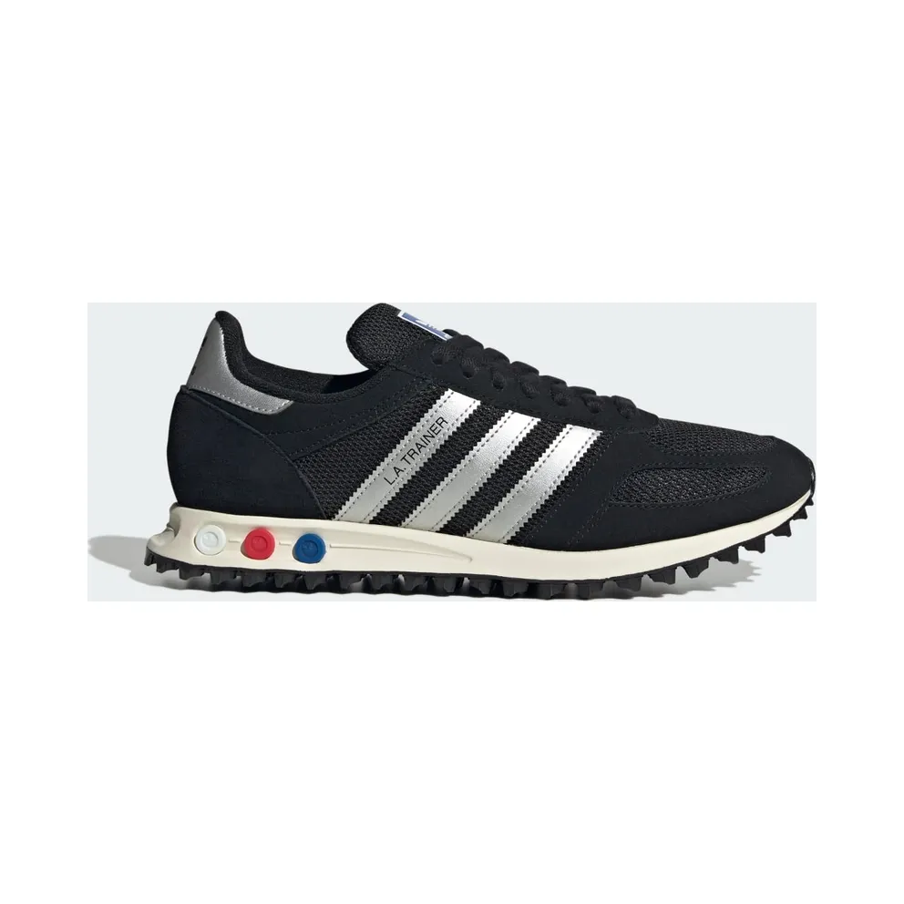 Adidas LA TRAINER OG Shoes Core Black / Silver Metallic / Off White (KJ4381)
