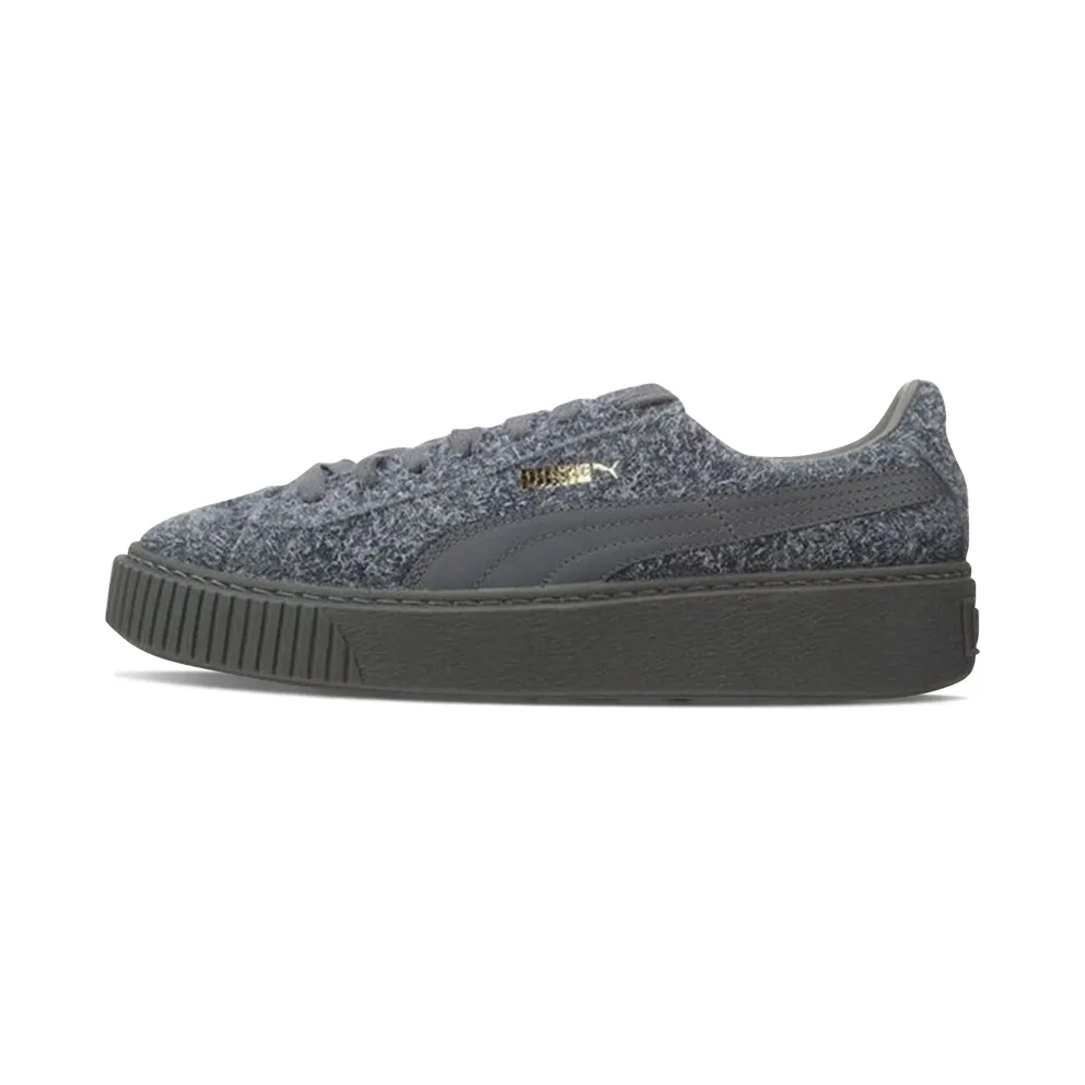 Puma SUEDE PLATFORM ELEMENTAL “GREY/STEEL GREY” (362224-02)