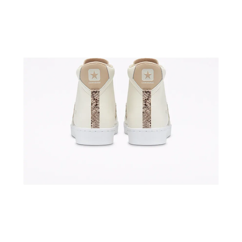 Converse Snake Print Pro Leather High Top Egret/nomad/egret (170497C)