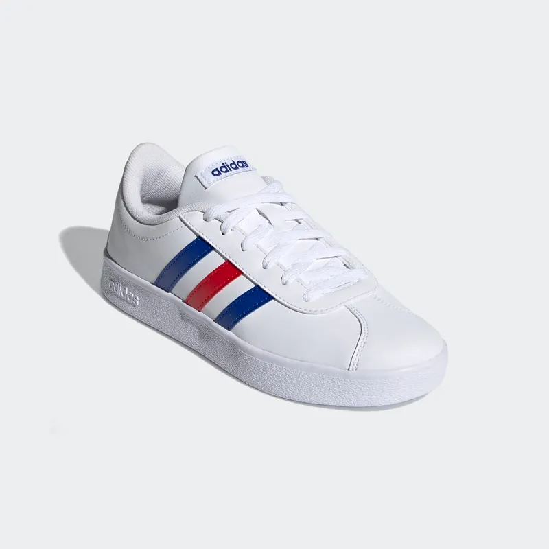 Adidas VL Court 2.0 Cloud White / Royal Blue / Vivid Red (FY7170)