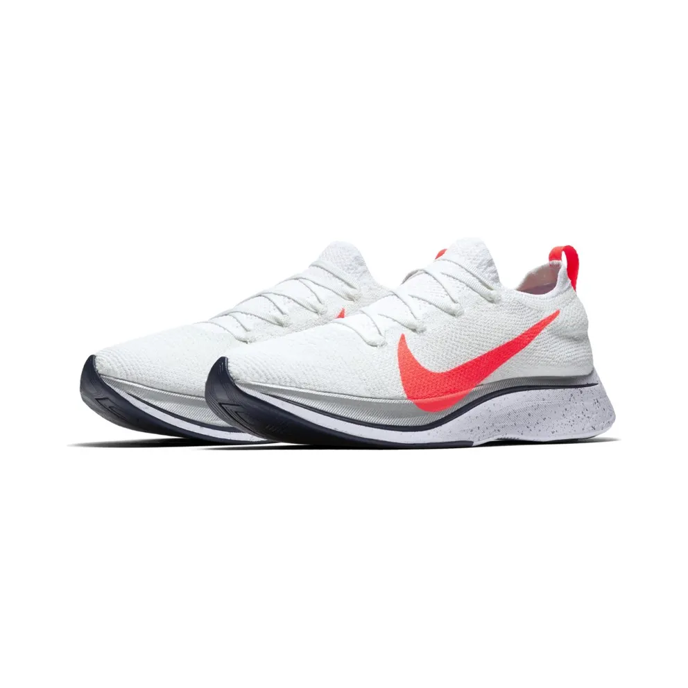 Nike Vaporfly 4% Flyknit Ekiden Pack White/Metallic Silver-Midnight Navy-Flash Crimson (AJ3857-160)