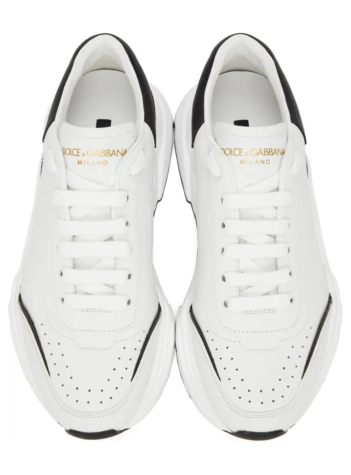 Dolce & Gabbana White & Black Daymaster Sneakers (CS1791 AX589) (5)