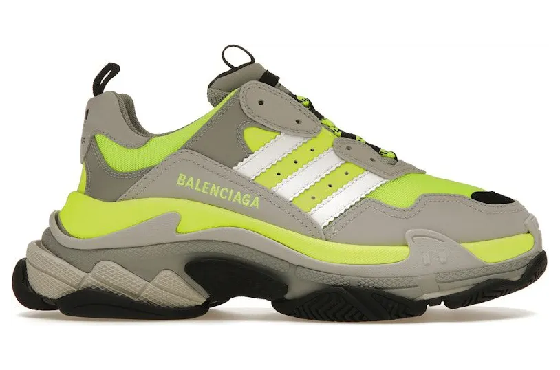 Balenciaga x adidas Triple S Fluo Yellow (712821W2ZB57512)