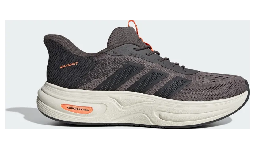 Adidas CLOUDFOAM CUXXION RAPIDFIT SCHOENEN Charcoal / Carbon / Lucid Orange (JS2280)