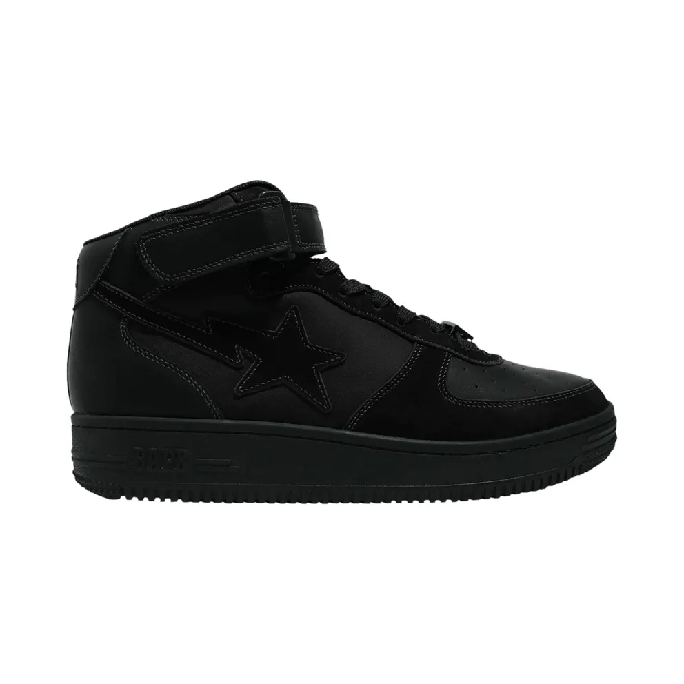 A Bathing Ape Bapesta Mid Black (1H30-191-006-BLK)