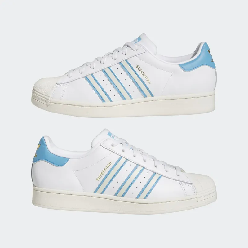 Adidas Superstar Cloud White / Off White / Light Blue (GX9876)