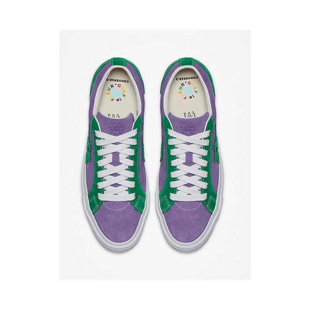 Converse One Star Ox Tyler the Creator Golf Le Fleur Purple Green Purple Heart/Jolly Green (162128C)
