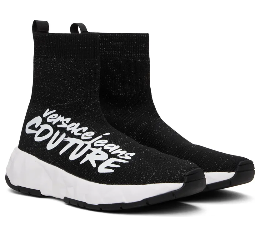 Versace Jeans Couture Black Atom Sneakers (E73VA3SB5EZS417) (4)