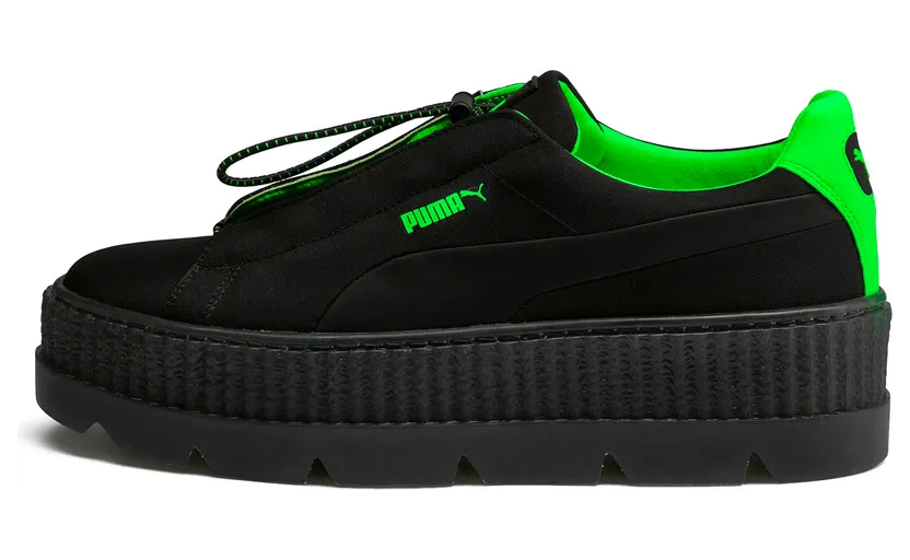Puma Cleated Creeper Surf Rihanna Fenty Black Green (W)