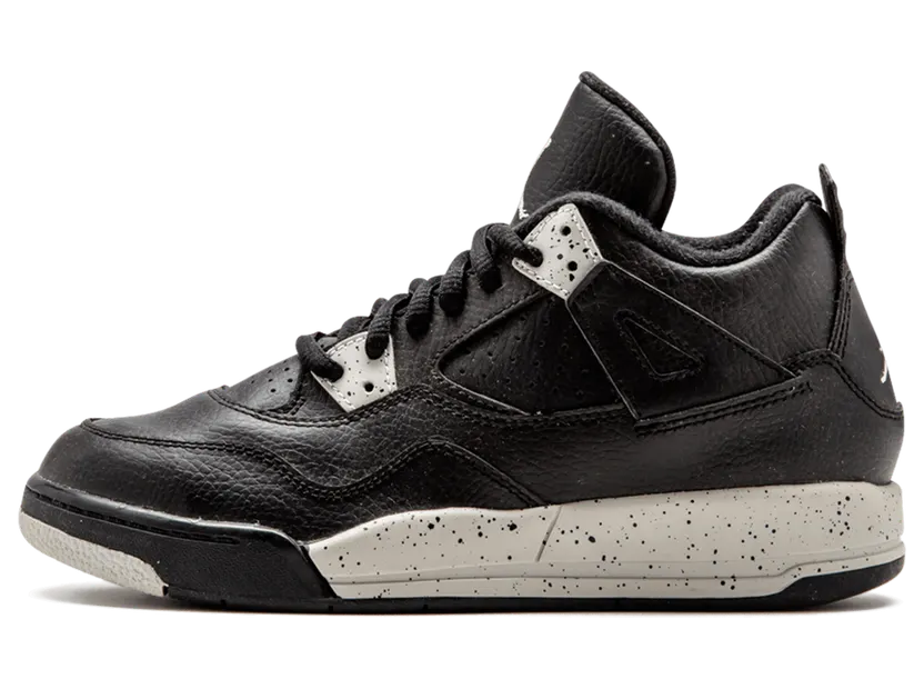 Air Jordan 4 Retro PS ‘Oreo’ Black/Tech Grey-Black (707430-003)