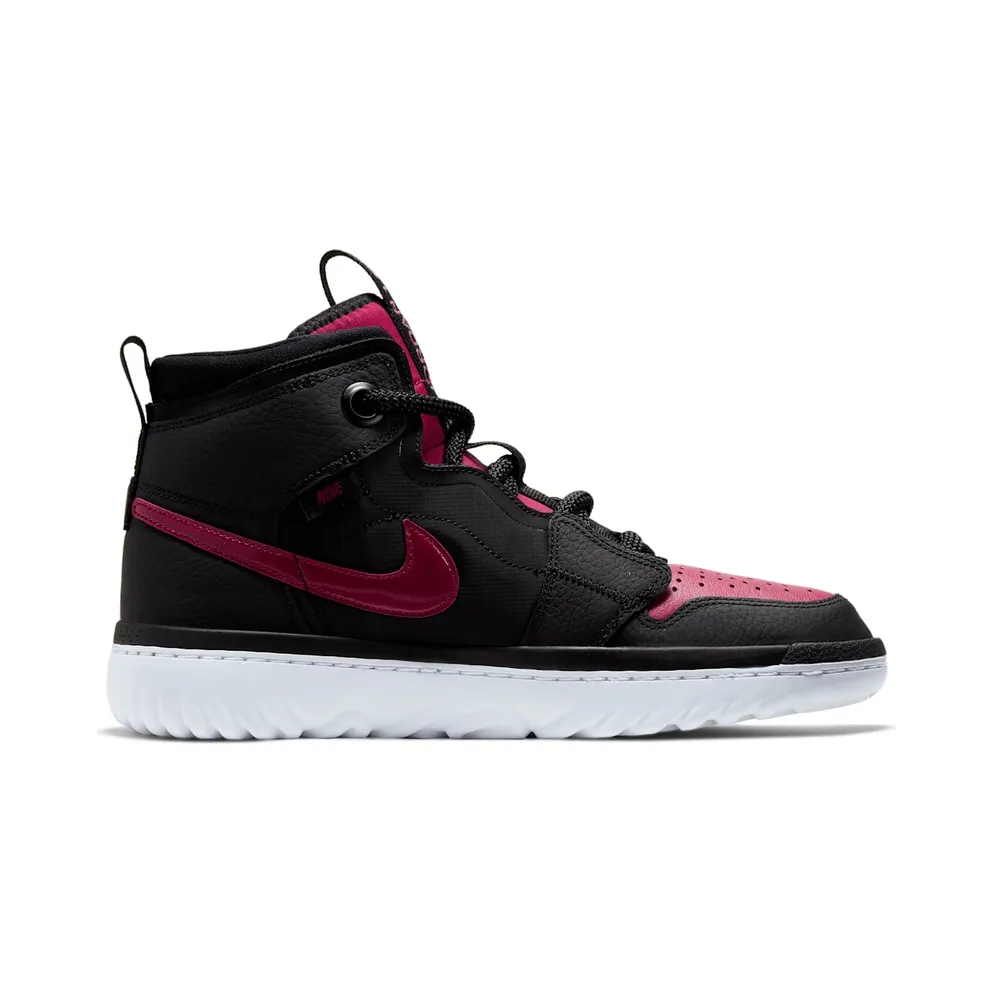 Jordan 1 High React Black Noble Red Black/White-Noble Red (AR5321-006)