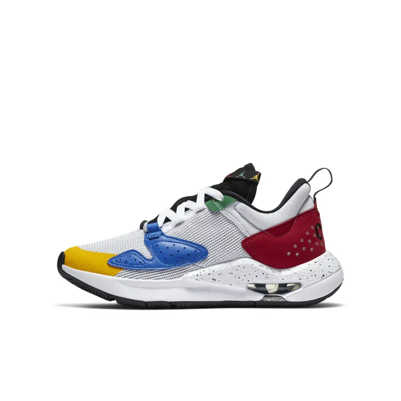 Jordan Air Cadence Olympic Rings (GS) White/Black-Varsity Red-Varsity Maize (CQ9233-101)