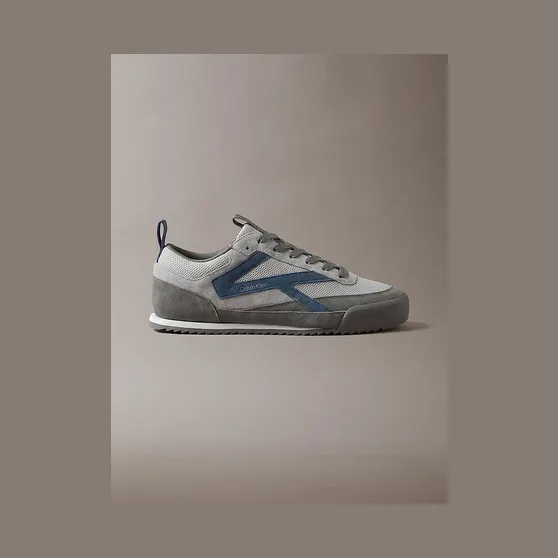 Calvin Klein Ck Kay – Suede Runner “GRANITE GRAY/FORMAL GREY/NAVY TEAL” (HM0HM022080I0)