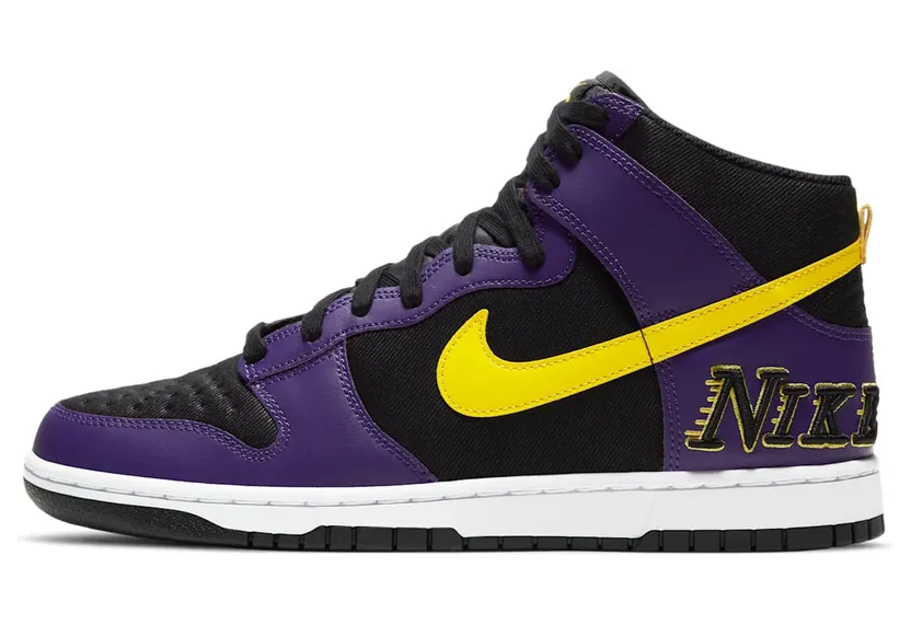 Nike Dunk High “Black/Poti Yellow/Cort Purple/White” (DH0642-001)