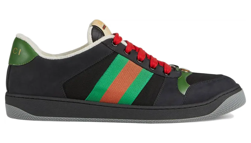 Gucci Screener Black Suede