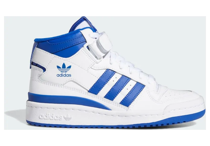 adidas Forum Mid Schuh Cloud White / Royal Blue / Cloud White (FZ2085)