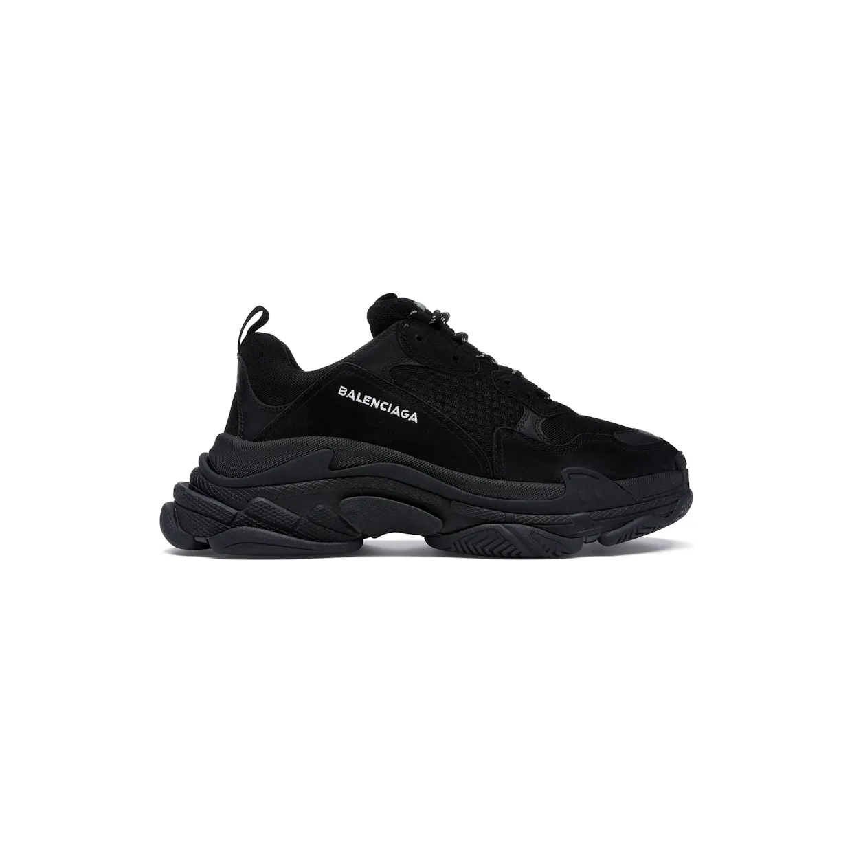 Balenciaga Triple S Triple Black 2018 Reissue Nondistressed (W)