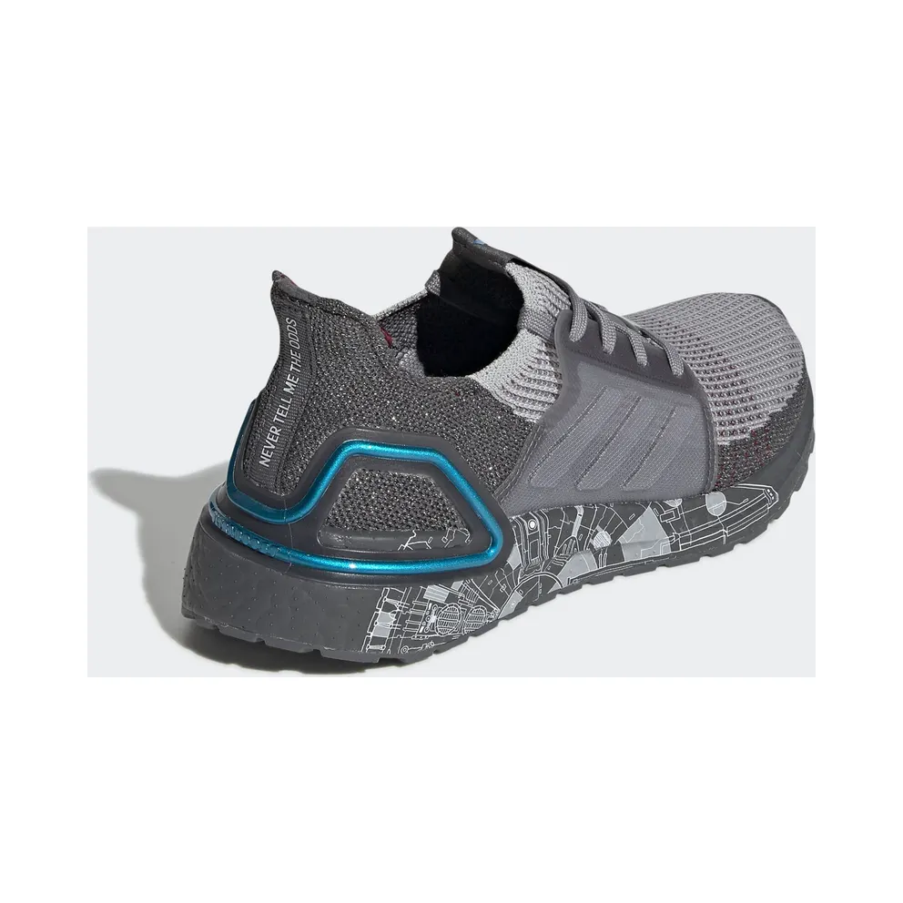 adidas Ultra Boost 19 Star Wars Millennium Falcon (GS) Grey/Grey Two/Bright Cyan (FW4230)