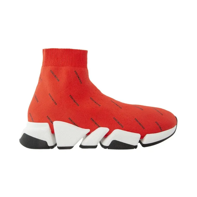 Balenciaga Speed 2.0 Allover Intense Red Black (617239 W2DBF6910)