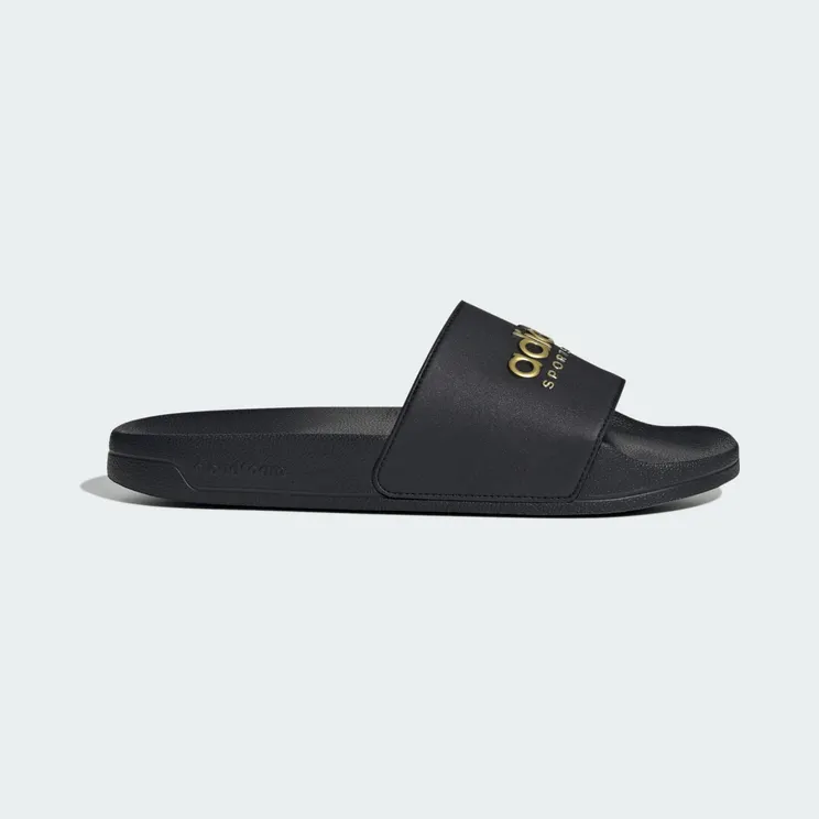 adidas Adilette Shower Slides “Core Black / Core Black / Matte Gold” (II0018)