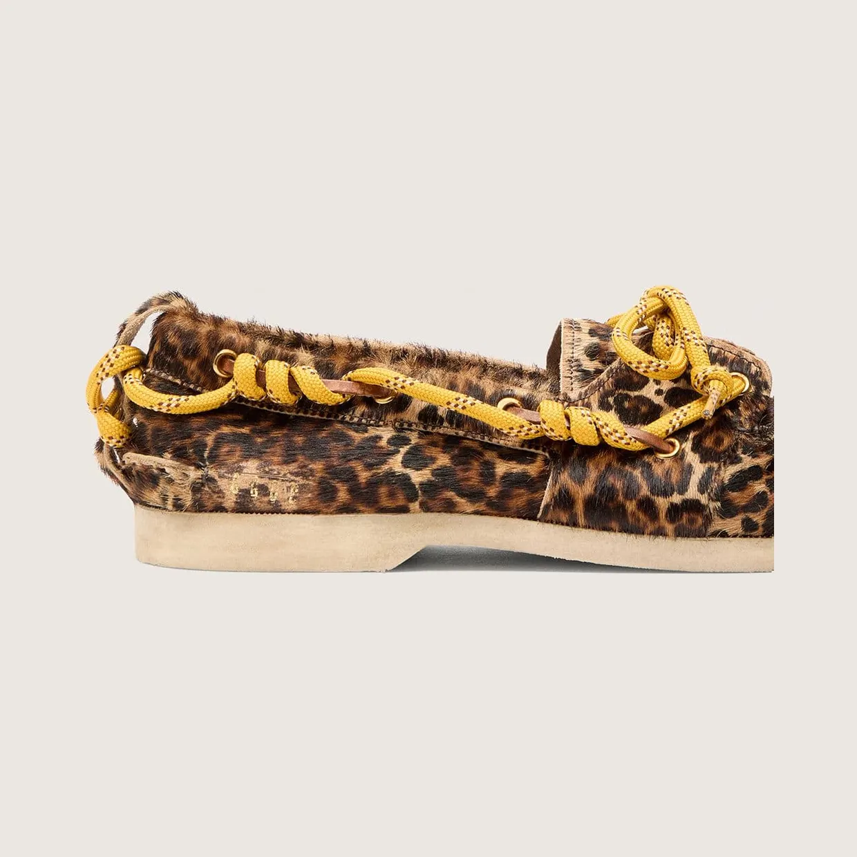 Golden Goose Cruise Loafer In Leopard-Print Pony Skin (GWF00883.F008319.81487) (4)