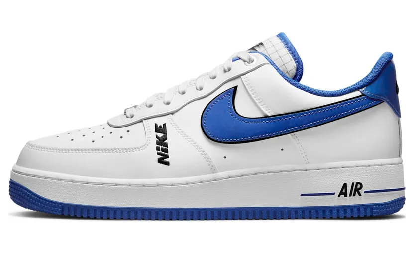 Nike Air Force 1 Low ’07 LV8 Motocross White Royal Blue Black (DC8873-100)