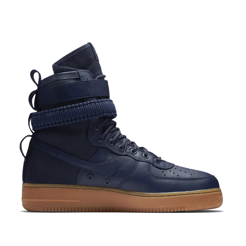 Nike SF Air Force 1 High Navy Gum Midnight Navy/Midnight Navy-Black (864024-400)