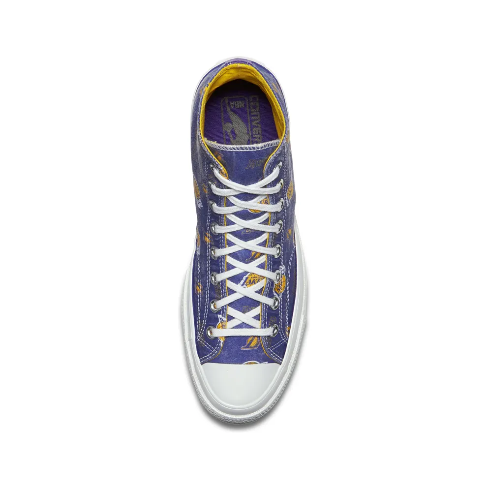 Converse Chuck Taylor All-Star 70s Hi Los Angeles Lakers (Franchise) Field Purple/Amarillo-White (161160C)