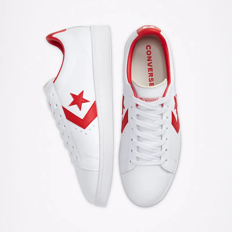 Converse Pro Leather Ox White Red White/University Red-White (167970C)