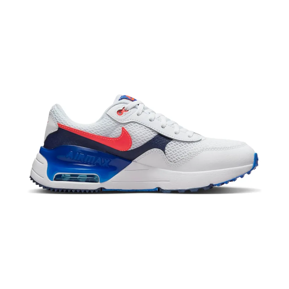 Nike Air Max Systm “White / Midnight Navy / Game Royal / Bright Crimson” (DQ0284-101)