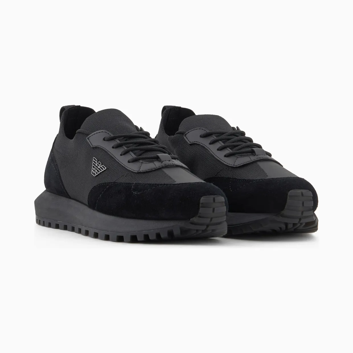Armani Sneakers With Suede Details (X4X659-XR105-K001) (2)