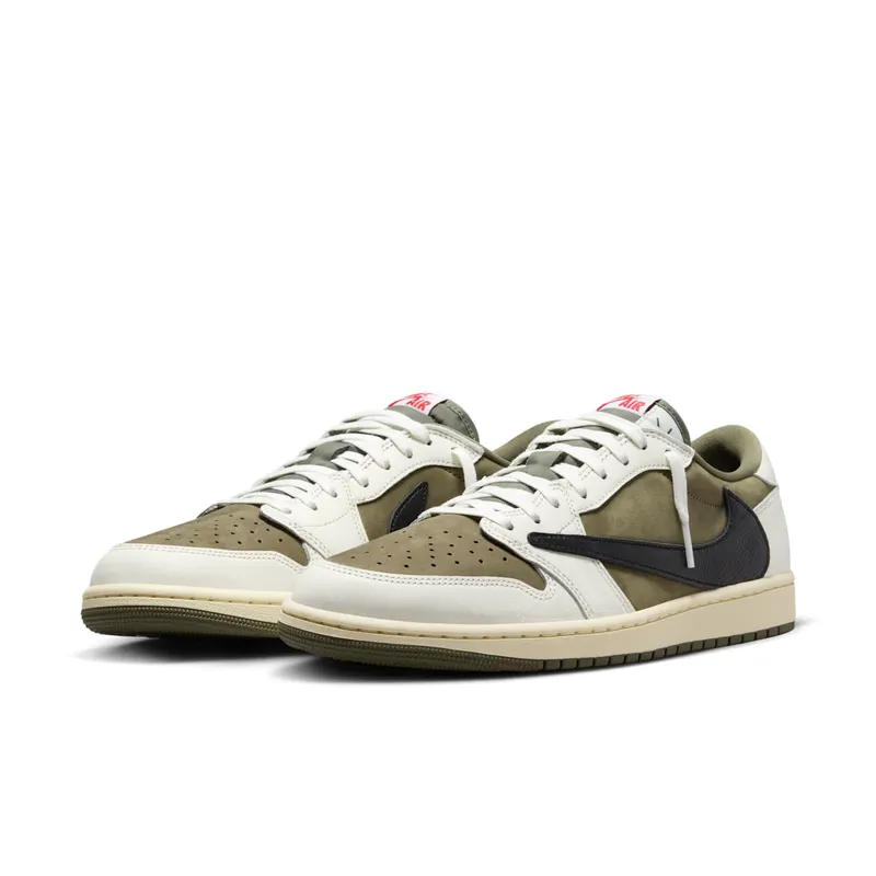 Air Jordan 1 Low “Travis Scott – Medium Olive” (DM7866-200)