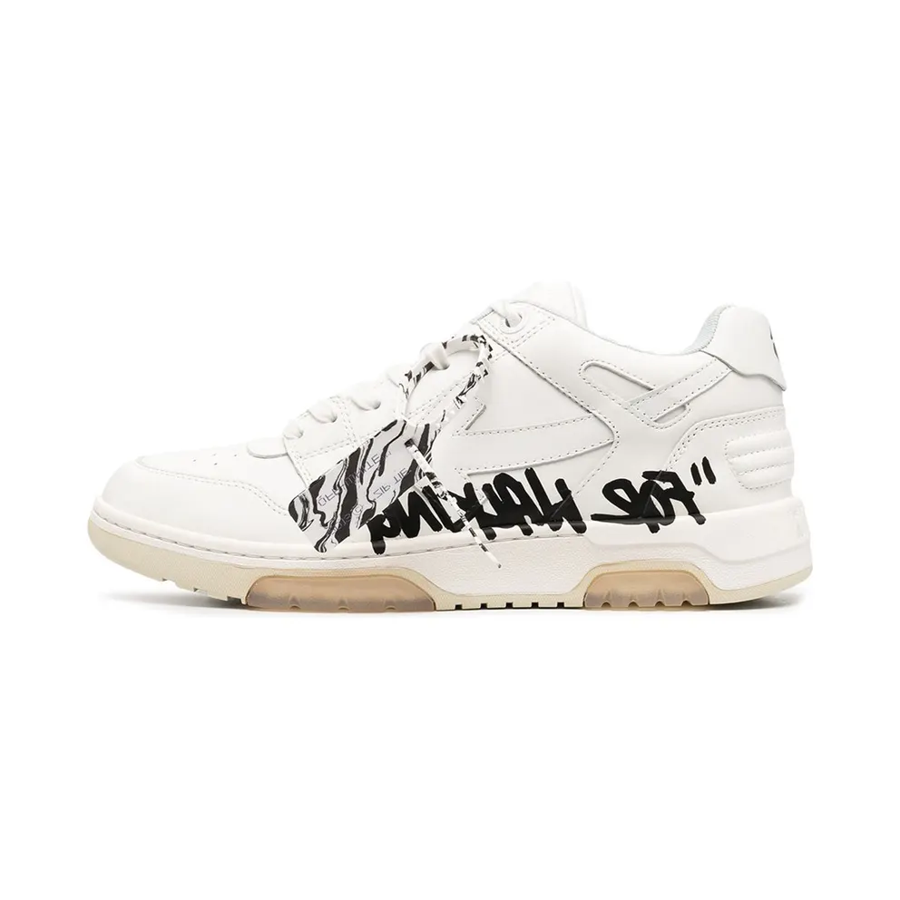 Off-White Out Of Office OOO Low Top Sneaker ‘For Walking’ White (2020) (OMIA189R21LEA0020101)