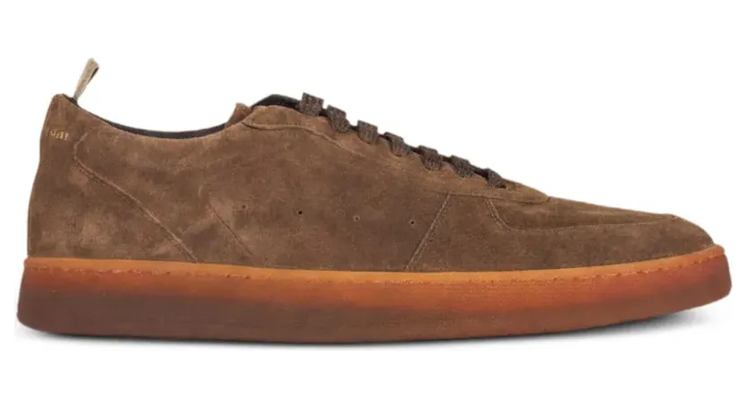 Officine Creative lace-up suede “Brown” (ASSET001OLIVE)