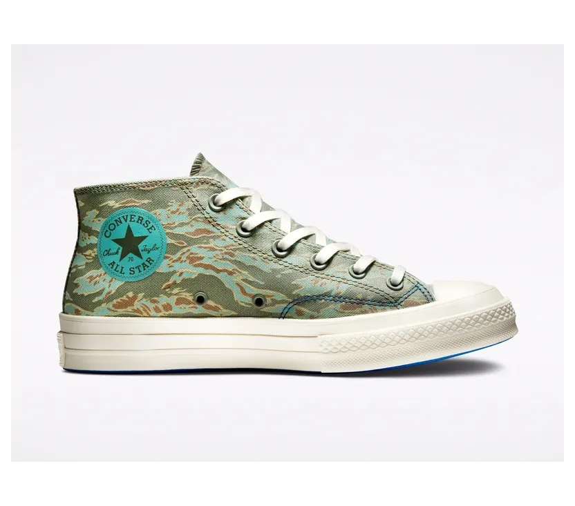 Converse x UNDEFEATED Chuck 70 Mid Sea Spray – “Seas Spray / Fossil / Egret” (172397C)