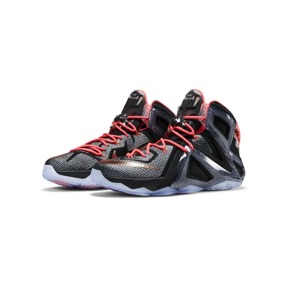 Nike LeBron 12 Elite Rose Gold Black/White/Hot Lava (724559-091)