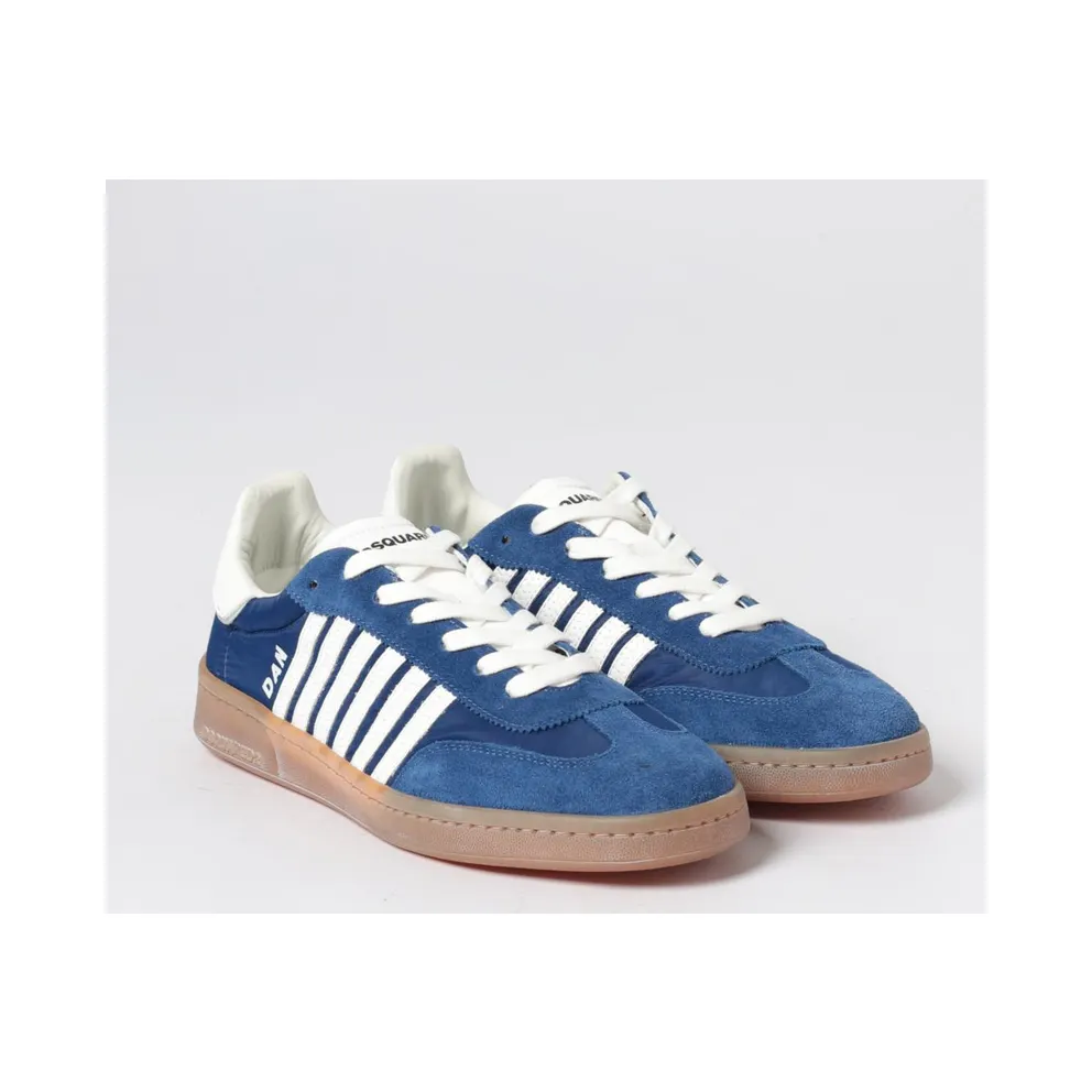 Dsquared2 Boxer in Suede and Nylon Blue (SNM047711708709M4177)