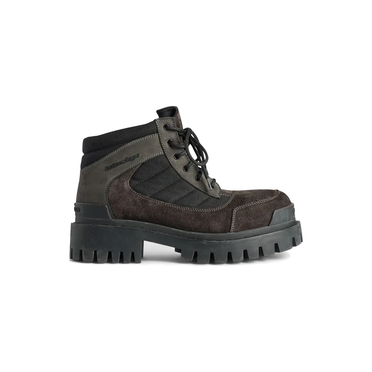 Balenciaga Combat Strike Low Boot Brown Black (867708 WCB45 2010)